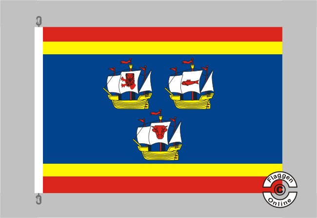 Langwimpel Fahne Flagge Nordfriesland verschiedene Größe 