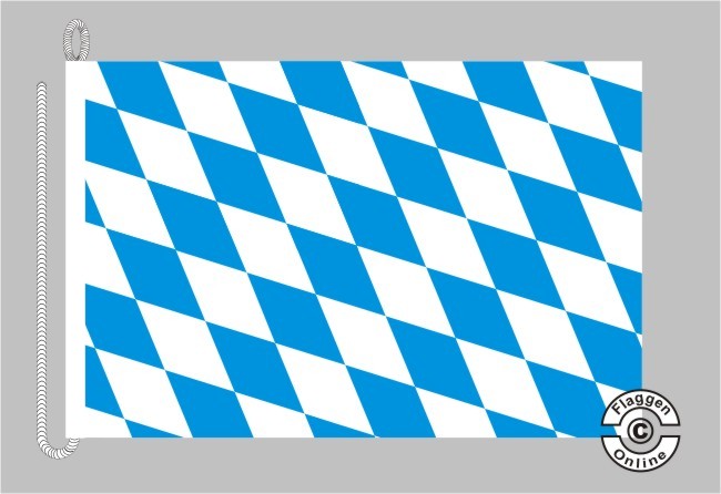 Bootsflagge Bayern Raute Bootsfahne Fahne Flagge 