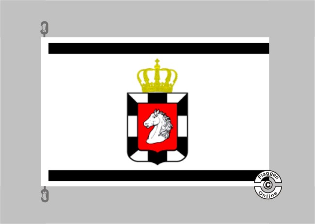 Stockflagge Fahne Flagge Herzogtum Lauenburg 30 x 45 cm